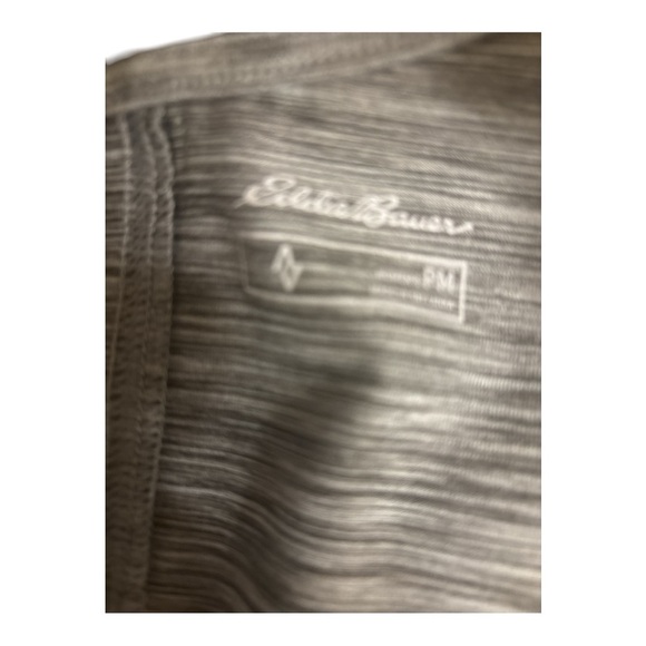 Eddie Bauer Casual Summer Gray and White Sleeveless Tank Dress Size Medium - Picture 3 of 4